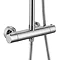 BagnoDesign Aquaeco Conrad Chrome Thermostatic Shower Mixer Standard Large Image