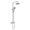 BagnoDesign Aquaeco Conrad Chrome Thermostatic Shower Mixer Large Image