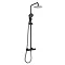 BagnoDesign Aquaeco Conrad Matt Black Thermostatic Shower Mixer Large Image