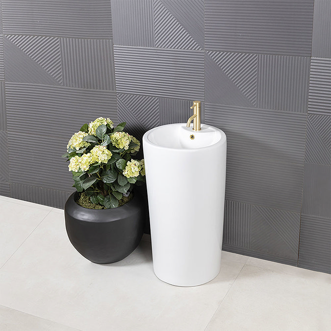 BagnoDesign Boa Freestanding 1TH Wash Basin Profile Large Image