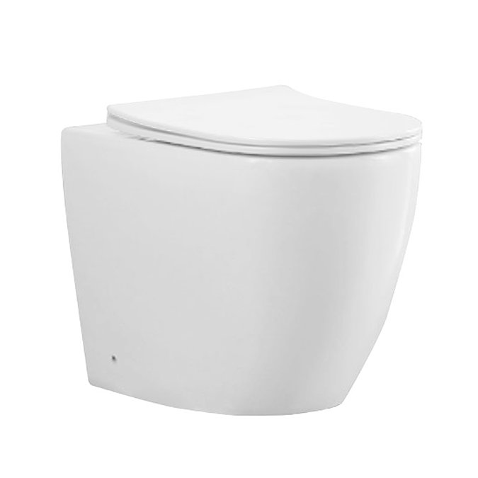 BagnoDesign Envoy Rimless Back to Wall Toilet with Seat  Profile Large Image