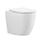 BagnoDesign Envoy Rimless Back to Wall Toilet with Seat Profile Large Image
