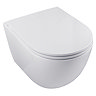 BagnoDesign Envoy Rimless Wall Hung Toilet with Soft Close Seat Large Image