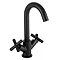 BagnoDesign Ibiza Matt Black Mono Basin Mixer with Pop-up Waste Large Image