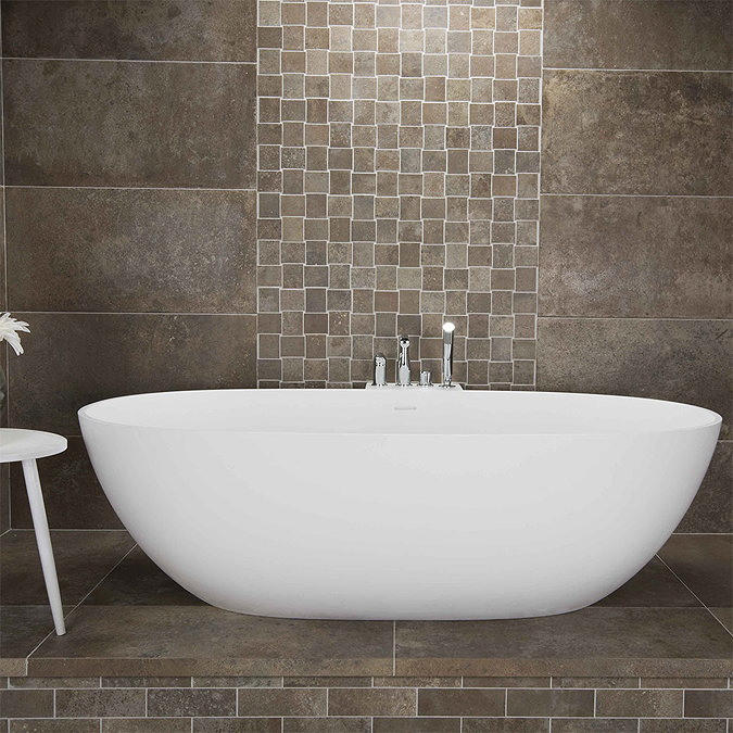 BagnoDesign Koy Bagnoquartz Stone Freestanding Bath Feature Large Image