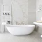 BagnoDesign Koy Bagnoquartz Stone Freestanding Bath Standard Large Image