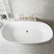 BagnoDesign Koy Bagnoquartz Stone Freestanding Bath In Bathroom Large Image