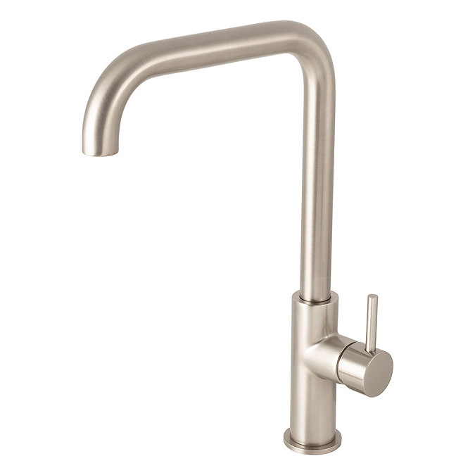 BagnoDesign M-Line Brushed Nickel Kitchen Sink Mixer with Swivel Spout Large Image
