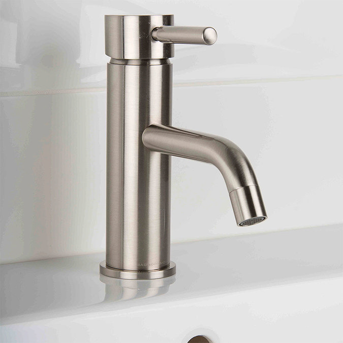 BagnoDesign M-Line Brushed Nickel Mono Basin Mixer Profile Large Image