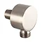 BagnoDesign M-Line Brushed Nickel Shower Outlet Elbow Large Image