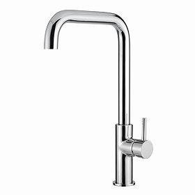 BagnoDesign M-Line Chrome Kitchen Sink Mixer with Swivel Spout Large Image