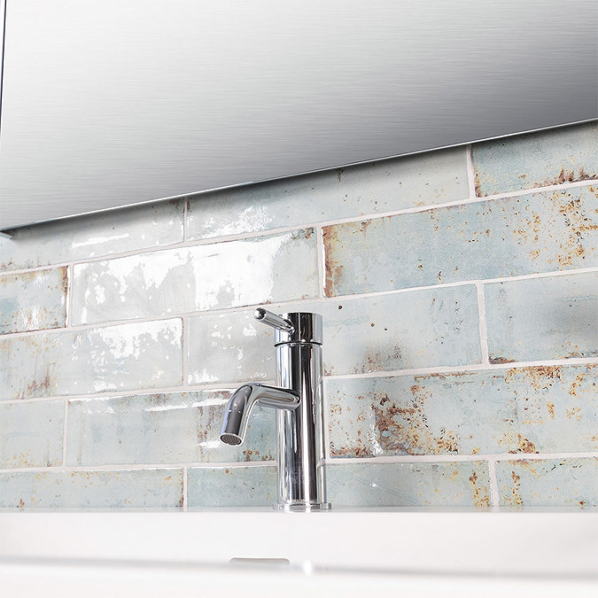 BagnoDesign M-Line Chrome Mono Basin Mixer Feature Large Image