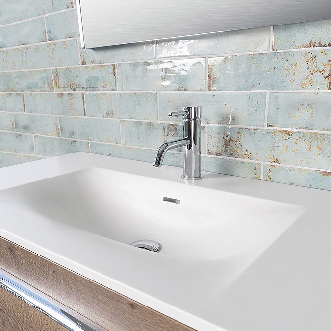 BagnoDesign M-Line Chrome Mono Basin Mixer Standard Large Image