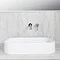 BagnoDesign M-Line Chrome Wall Mounted 2-Hole Basin Mixer  Feature Large Image