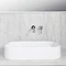 BagnoDesign M-Line Chrome Wall Mounted 2-Hole Basin Mixer Feature Large Image