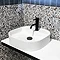 BagnoDesign M-Line Matt Black Mono Basin Mixer Profile Large Image