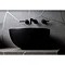 BagnoDesign M-Line Matt Black Wall Mounted 3-Hole Basin Mixer Feature Large Image