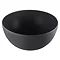 BagnoDesign Matt Black Koy 400mm Round Countertop Basin Profile Large Image