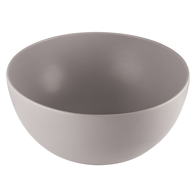 BagnoDesign Matt Grey Koy 400mm Round Countertop Basin Profile Large Image