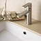 BagnoDesign Teatro Brushed Nickel Mono Basin Mixer Profile Large Image
