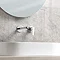 BagnoDesign Teatro Chrome Wall Mounted 2-Hole Basin Mixer Feature Large Image