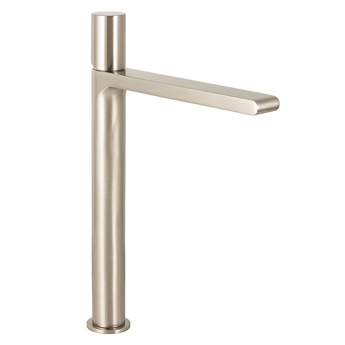 BagnoDesign Toko Brushed Nickel Tall Basin Mixer Large Image