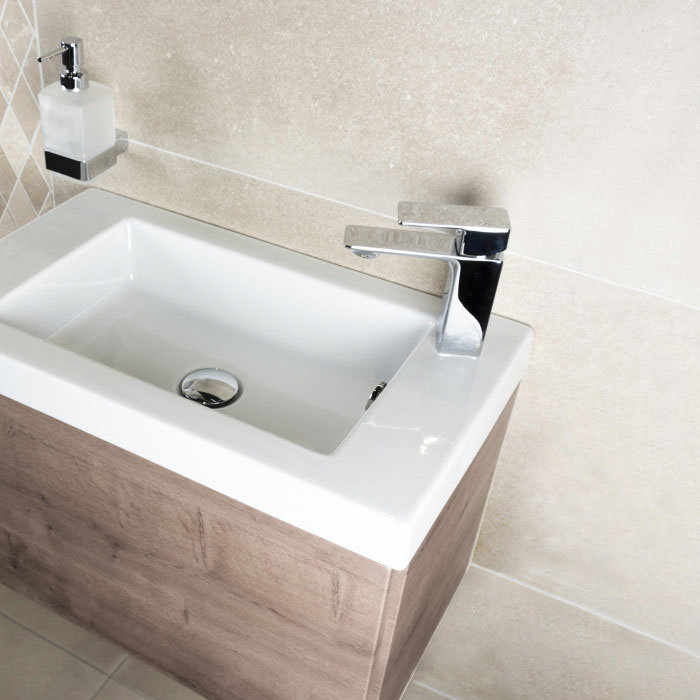BagnoDesign Zephyr Chrome Mono Basin Mixer Profile Large Image