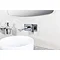 BagnoDesign Zephyr Chrome Wall Mounted Basin Mixer Profile Large Image