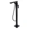 BagnoDesign Zephyr Matt Black Freestanding Bath Shower Mixer (Excluding Handset) Profile Large Imag