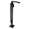 BagnoDesign Zephyr Matt Black Freestanding Bath Shower Mixer (Excluding Handset) Large Image