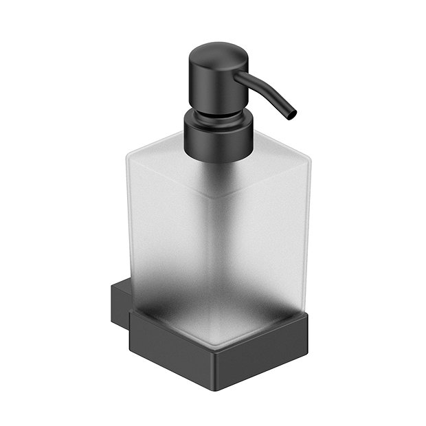 BagnoDesign Zephyr Matt Black Soap Dispenser BDAZEP702MB