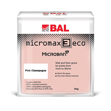 BAL Micromax3 ECO Wall and Floor Grout - 5kg