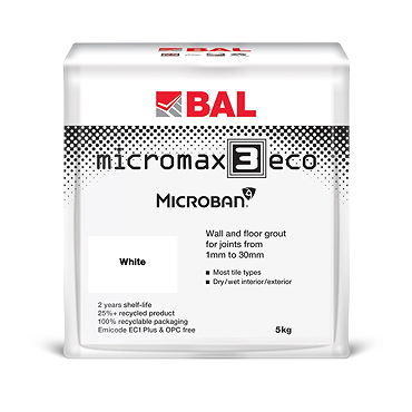 BAL Micromax3 ECO Wall and Floor Grout - 5kg