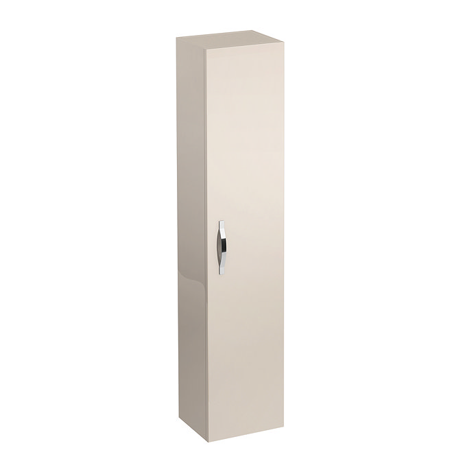 Apollo 300mm Wall Hung Tall Unit (Gloss Cashmere - Depth 250mm) Large Image