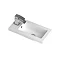 Apollo 500mm Compact Floor Standing Vanity Unit (Gloss Cashmere - Depth 255mm) Feature Large Image