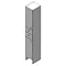 Balterley Ariana 300mm Tall Tower Cabinet - White Gloss Shaker Large Image