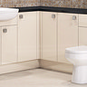 Balterley Ariana 600mm Corner Base Cabinet - White Gloss Shaker Feature Large Image