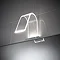 Balterley Cascade Curved Acrylic LED Over Mirror Light with Driver Large Image