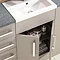 Balterley Estelle 400mm Vanity Base Cabinet - Stone Grey Standard Large Image