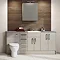 Balterley Estelle 300mm Wall Cabinet - Stone Grey Feature Large Image
