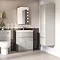 Urban 400mm Wall Hung Tall Unit - Cashmere Feature Large Image