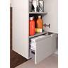 Urban 400mm Wall Hung Tall Unit - Grey Avola  Profile Large Image