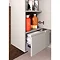 Urban 400mm Wall Hung Tall Unit - Grey Avola Profile Large Image