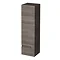 Urban 400mm Wall Hung Tall Unit - Grey Avola Large Image