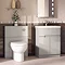 Urban 800mm Floorstanding Vanity Unit with Basin - Cashmere Profile Large Image