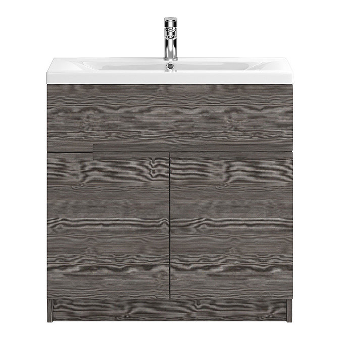 Urban 800mm Floorstanding Vanity Unit with Basin - Grey Avola Large Image