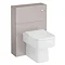 Urban Compact 600x220mm WC Unit - Cashmere Large Image