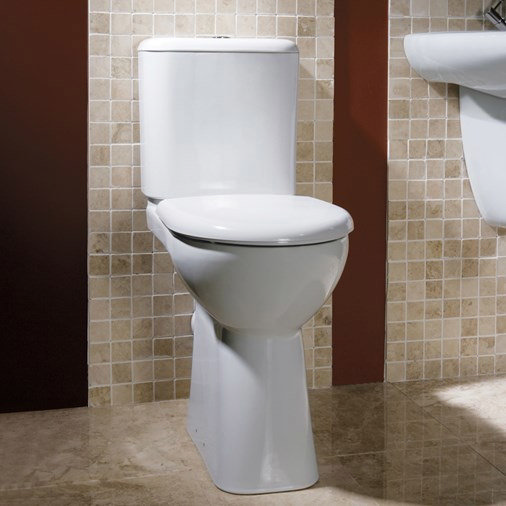 Balterley Vision Comfort Height Close Coupled Toilet and Soft Close Seat Profile Large Image