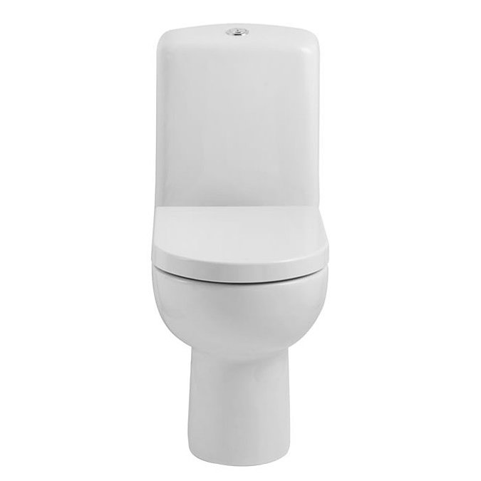 Balterley Vogue Open Back Close Coupled Toilet & Soft Close Seat Profile Large Image