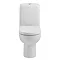Balterley Vogue Open Back Close Coupled Toilet & Soft Close Seat Profile Large Image